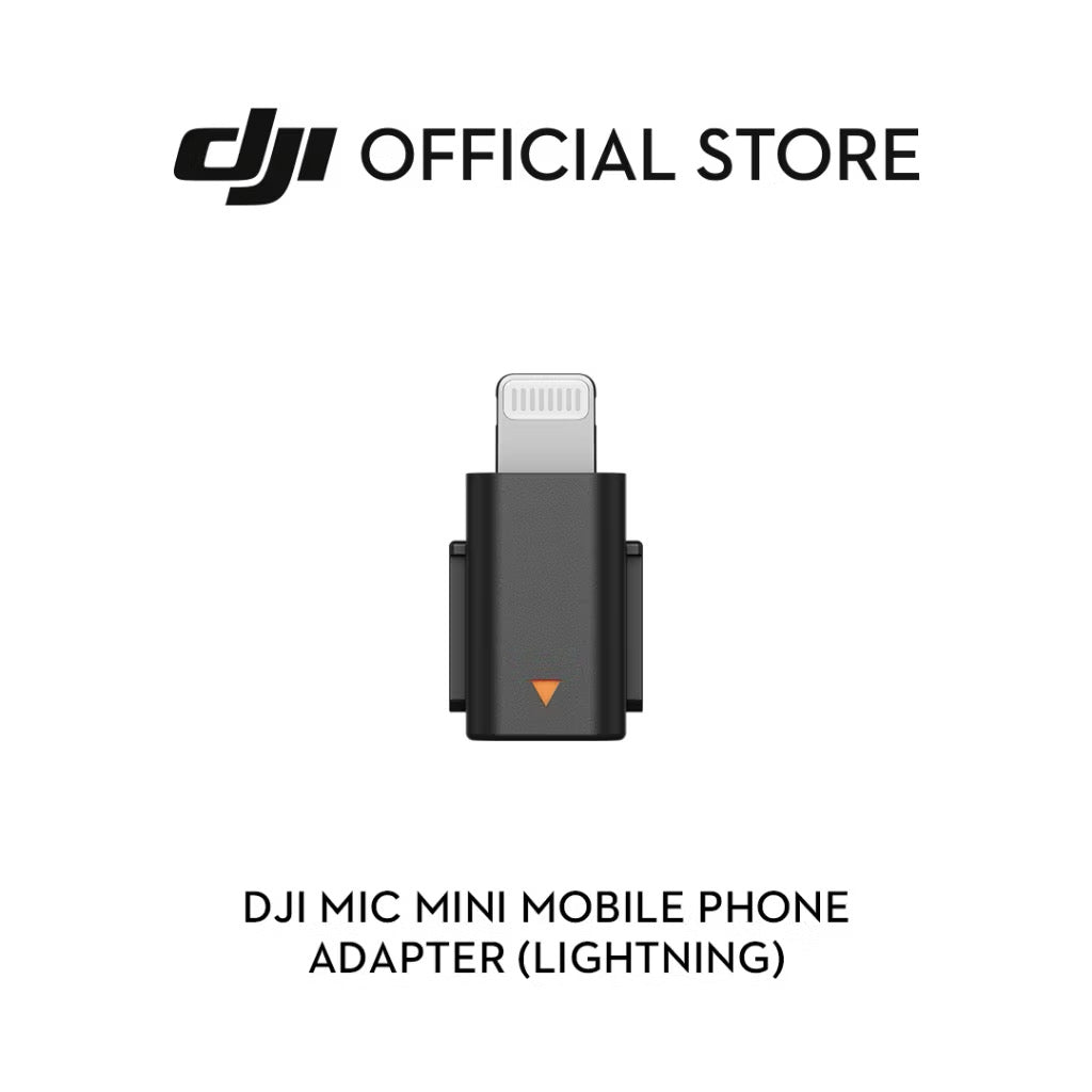 ￼DJI Mic Mini Mobile Phone Adapter (Lightning)